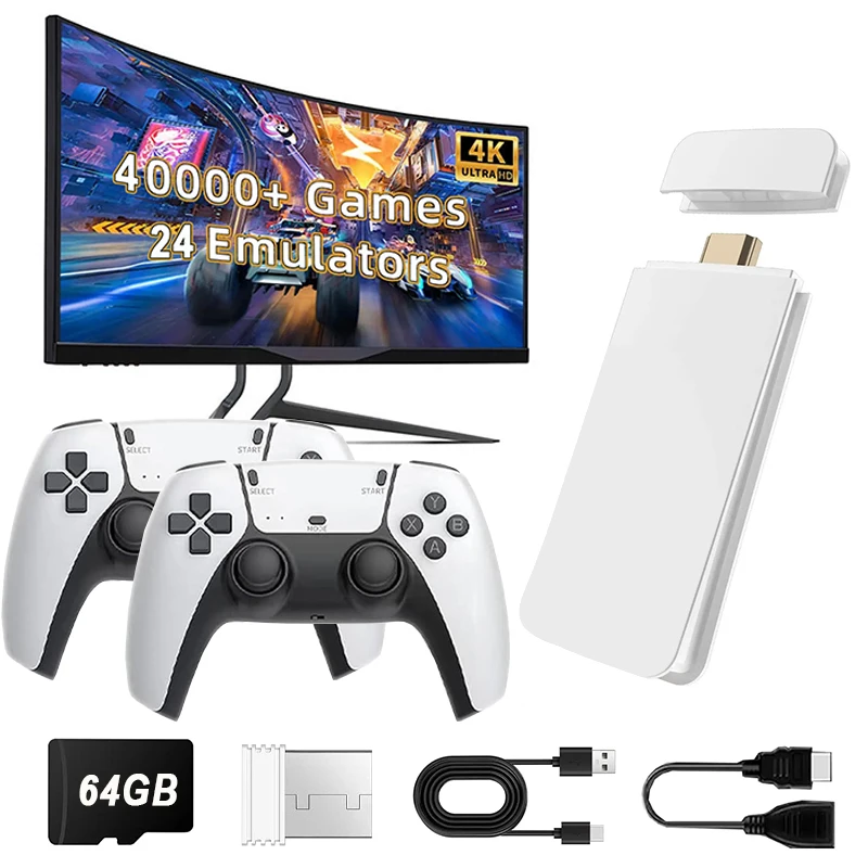 Retro Gaming Tv - M15 4K TV Game Stick 64GB