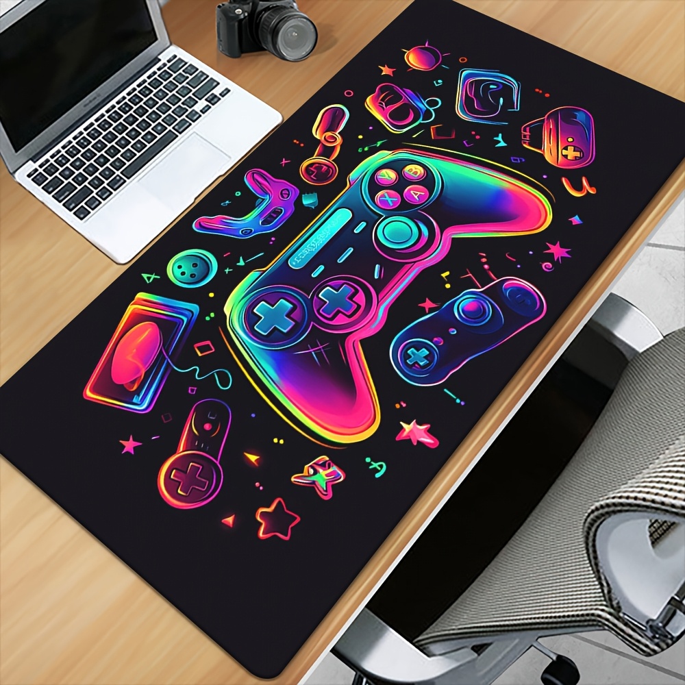 Retro Gaming Design - VIKAMA Neon Gaming Controller Large Mouse