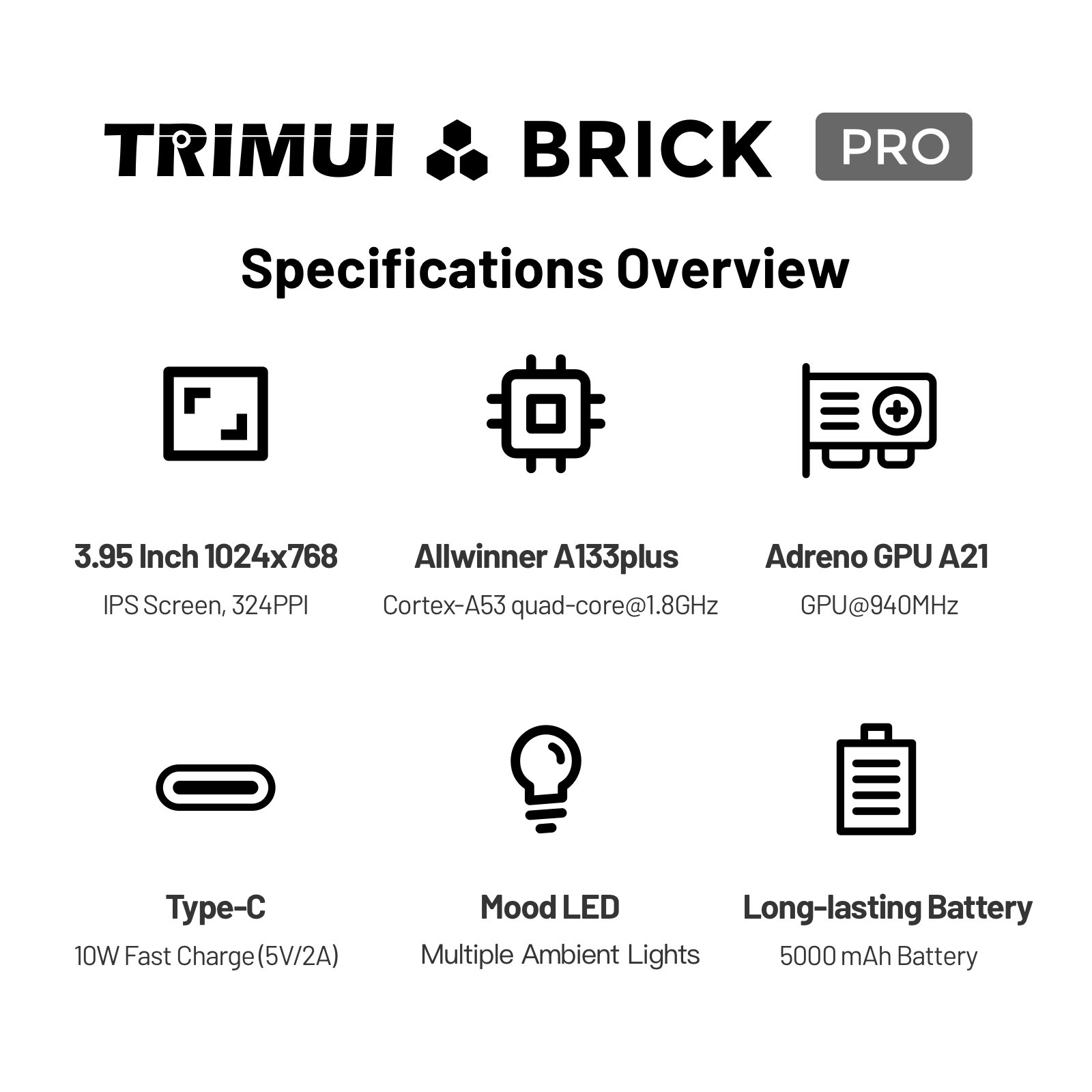 TRIMUI Brick Pro TG4040 Retro  - Retro Gaming Device Handheld 评论和价格