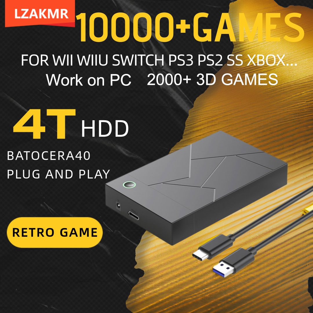 Retro Gaming GameForge 4TB Bat - Retro Gaming Ps3 评论和价格
