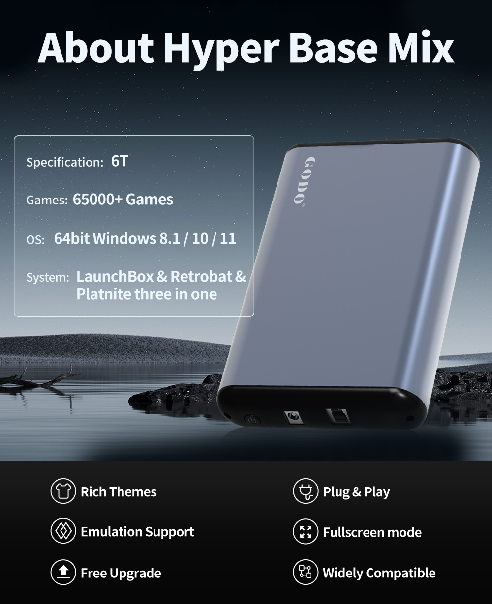 JMachen 6TB Portable Gaming HD - Retro Gaming Ps3 评论和价格