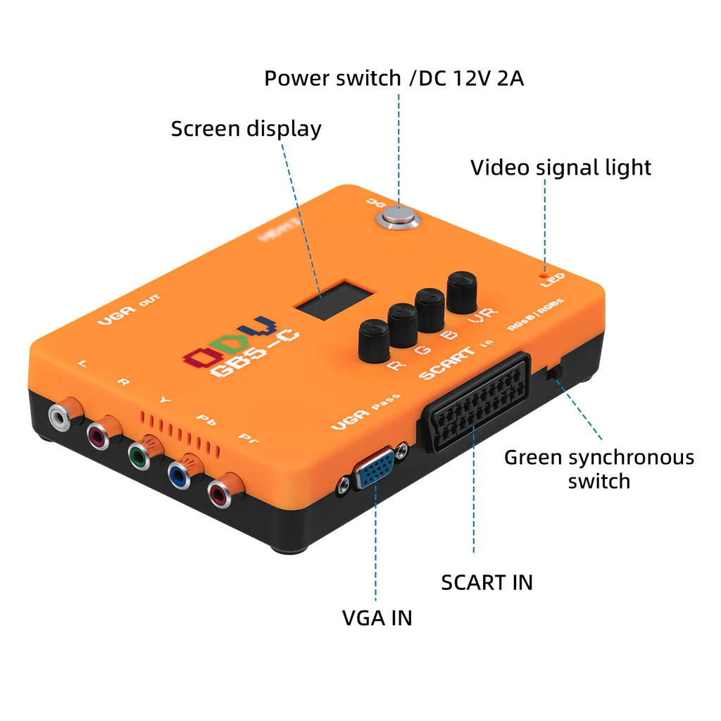Mcbazel ODV-GBS-C Component VG - Retro Gaming Ps3 评论和价格