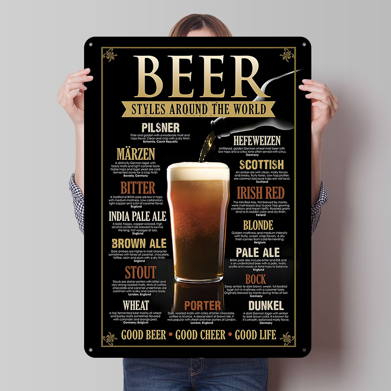 Black Beer Guide Tinplate Post - Retro Gaming Guide 评论和价格
