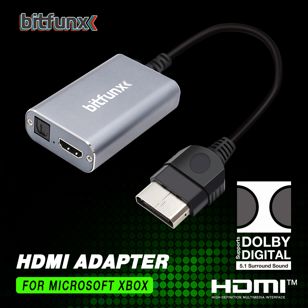 Bitfunx HDMI™ Adapter for XBOX - Retro Gaming Play Zone 评论和价格