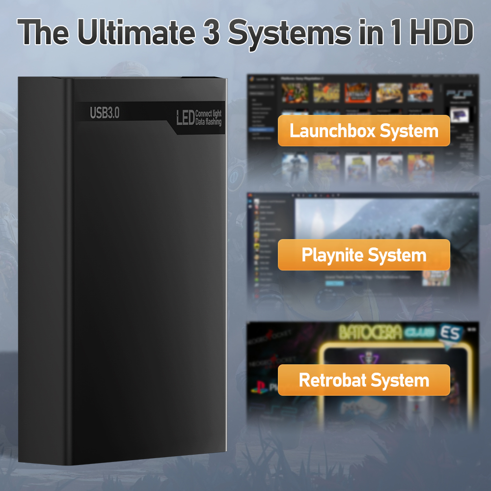 500G Retro Gaming HDD Video Ga - Retro Gaming Play Zone 评论和价格
