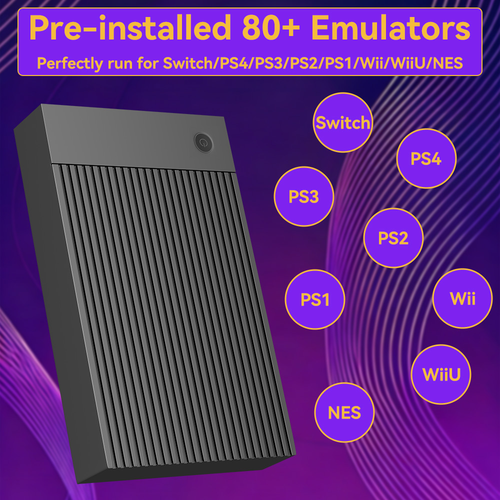 Portable 4TB Gaming HDD with 5 - Retro Gaming Ps3 评论和价格