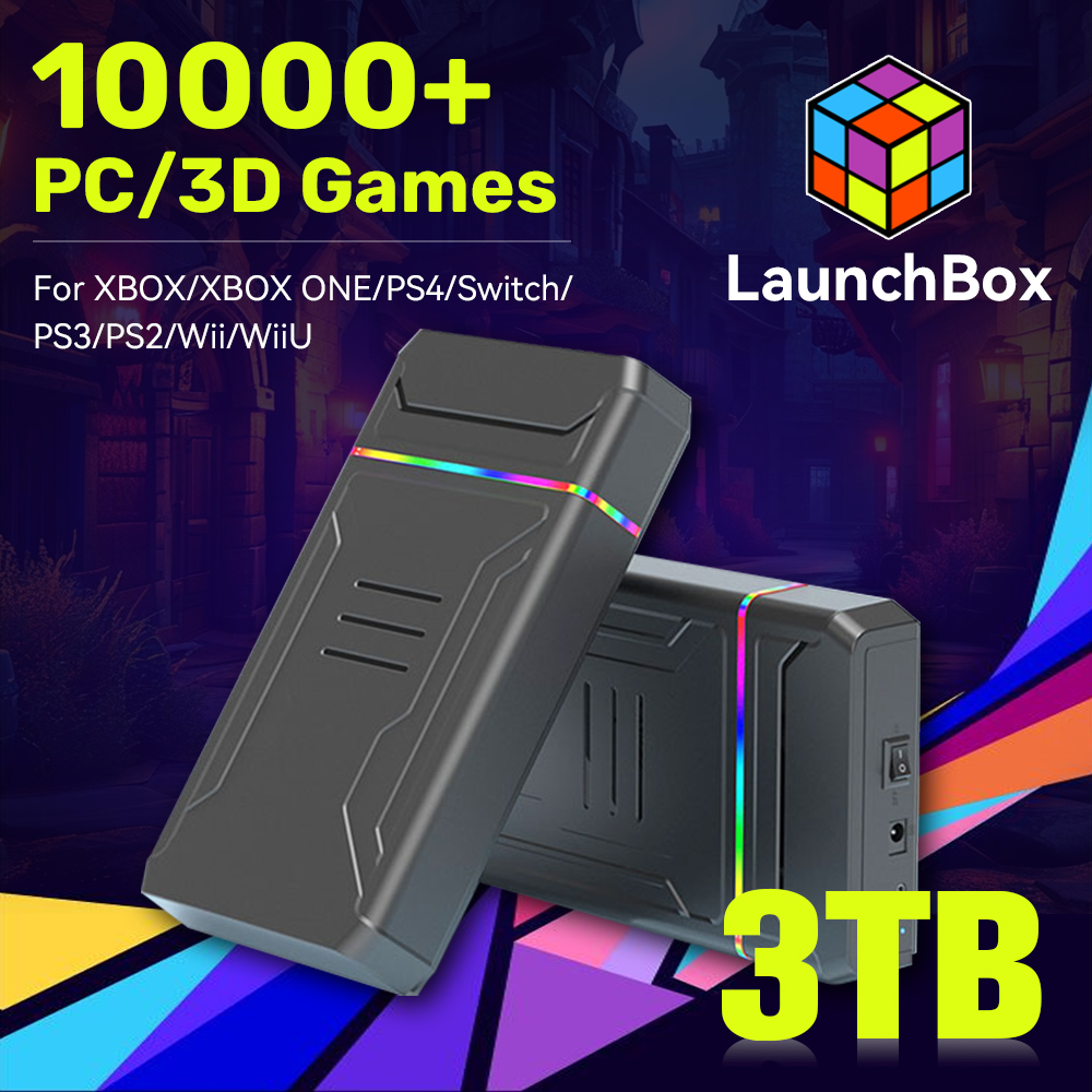 JMachen Launchbox 3TB Gaming H - Retro Gaming Tv 评论和价格