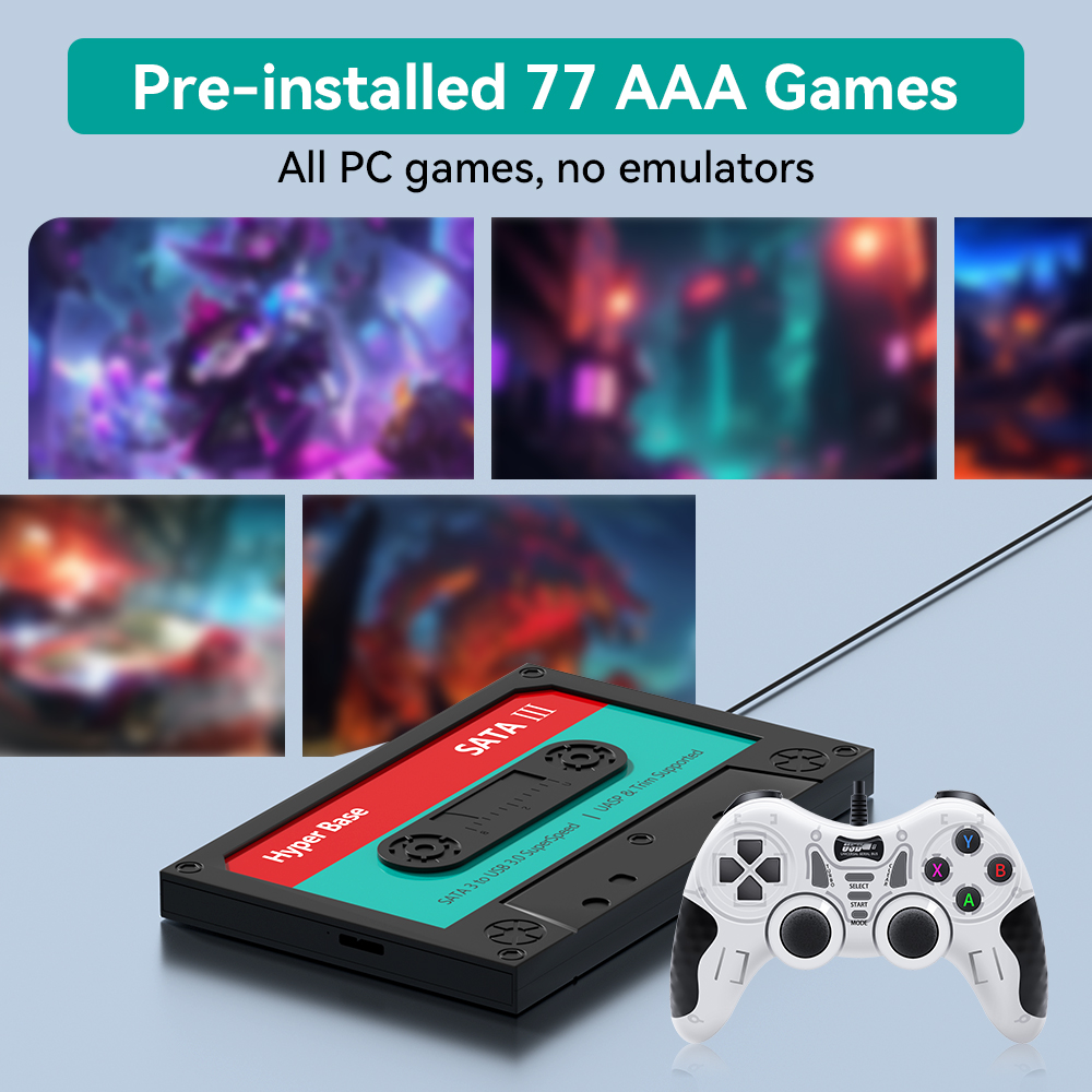 2TB Game Hard Drive With 77 PC - Retro Gaming Tv 评论和价格