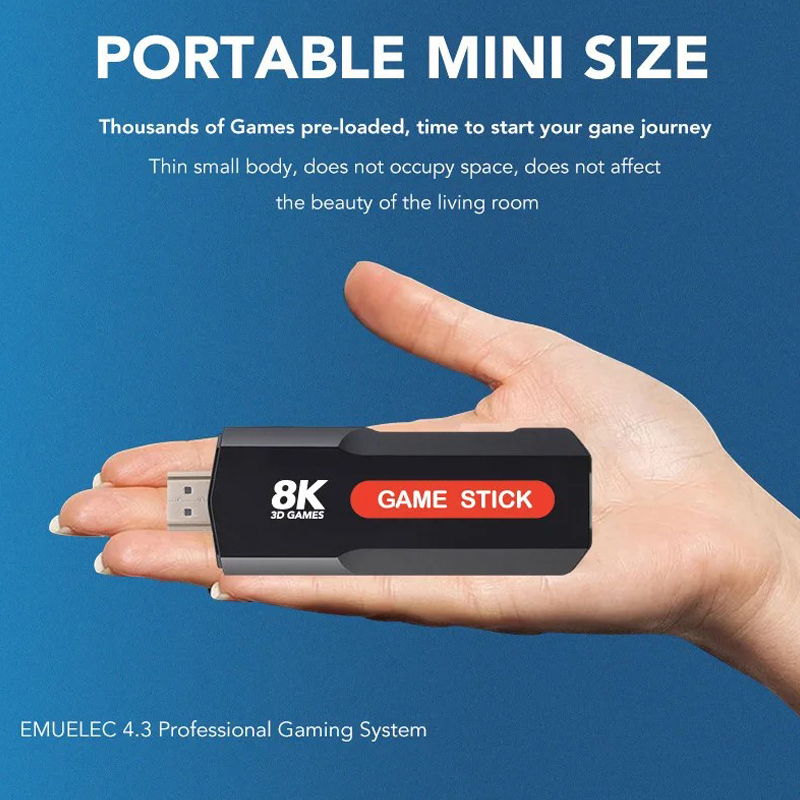 X2 Game Stick HD 4K 8K 3D Cons - Retro Gaming Play Zone 评论和价格