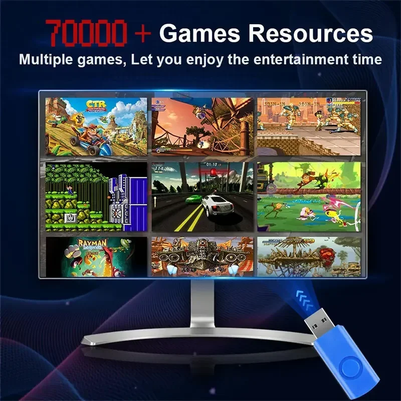 Retro Gaming Console 70000+ Ga - Retro Gaming Tv 评论和价格