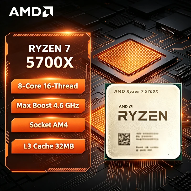 AMD Ryzen 7 5700X AMD R7 5700X - Amd Cpu Ryzen 7 评论和价格